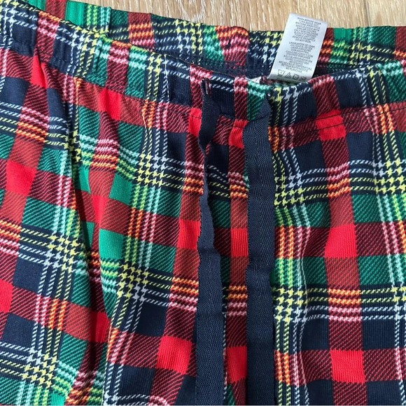 Dearfoams Cozy Comfort Womens Navy Green & Red Plaid Jogger Pajama Pant Sz M GUC - Picture 4 of 8